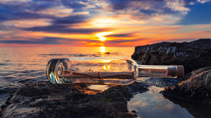 Message in bottle, help request