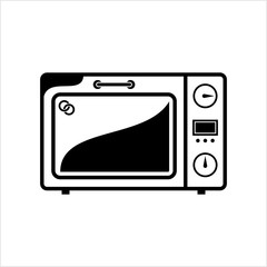 Fototapeta premium Microwave Icon, Microwave