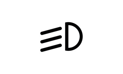 Lamp indicator icon