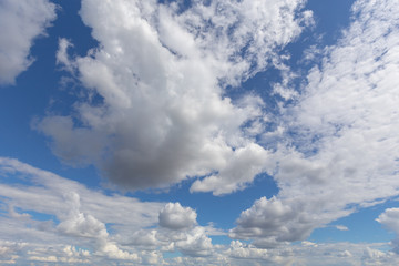 Obraz premium Sun, sky and clouds