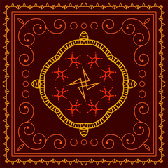 Folk, Tribal Design, Motif, Wall Painting