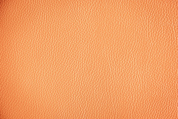 Texture orange artificial leather