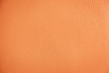 Fototapeta premium Texture orange artificial leather