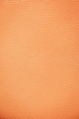 Texture orange artificial leather