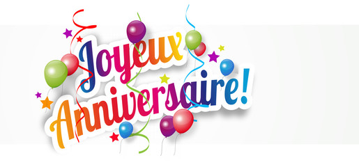 Joyeux anniversaire