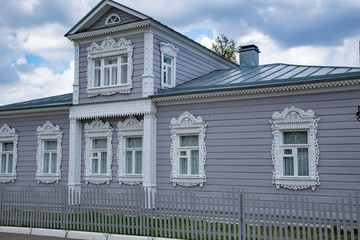 Russian antique authentic carved Windows, Kolomna Russia