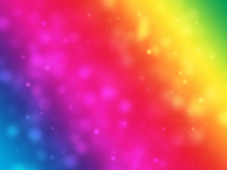 Colorful sparkle rays lights with bokeh elegant abstract background. Dust sparks background.