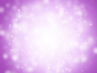 Purple sparkle rays lights with bokeh elegant abstract background. Dust sparks background.