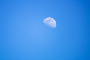 moon at day time sky background