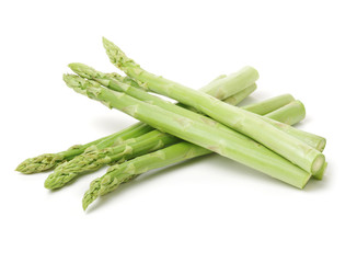 Asparagus on a white background