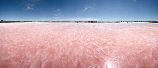 Pink Lake in Nerrin Nerrin, Victoria, Australia © Stella 