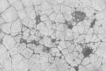 Obraz premium crack on the ground white background / abstract white vintage background broken texture