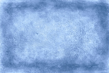 blue plaster background / abstract cold vintage background old concrete texture