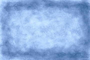 blue plaster background / abstract cold vintage background old concrete texture
