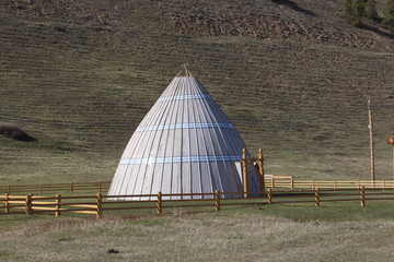 Image of the Yakut national yurt