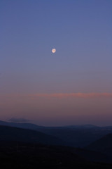 amanecer con luna