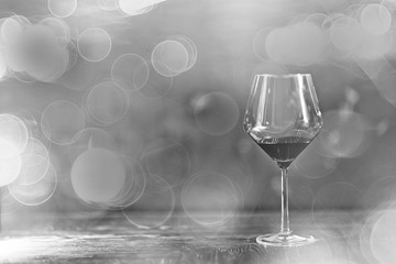 concept alcohol glass / beautiful glass, wine restaurant tasting aged wine