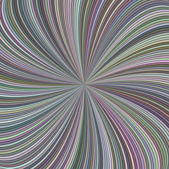 Colorful abstract hypnotic spiral burst stripe background - vector design