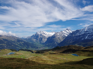 スイス ベルナーオーバーランドの風景