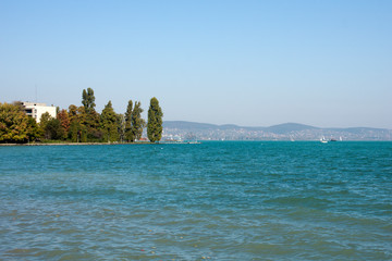 View on Lake Balaton from Tihany Abbey