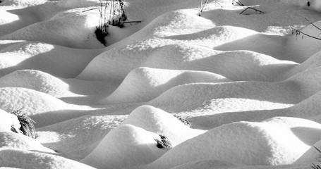 Schneehügel