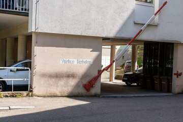 Garage mit Parkverbot