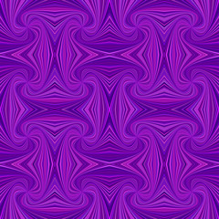 Purple seamless psychedelic geometrcial spiral stripe pattern background - vector curved burst illustration