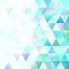 Retro geometric gradient triangle pattern background - vector illustration