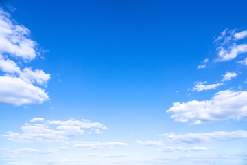 typical beautiful blue sky clouds background