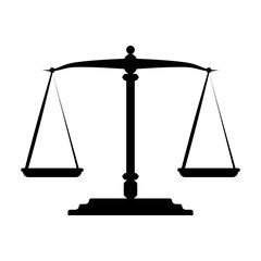 Scales of Justice sign. Court of law symbol. Scales icon.