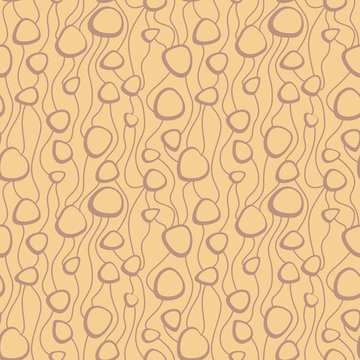 Abstract vector colorful seamless pattern. Retro hand drawn abstract organic pattern for textile, wrapping paper, prints, fabric, wallpaper, web etc.