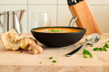 Kürbis Ingwer SUppe