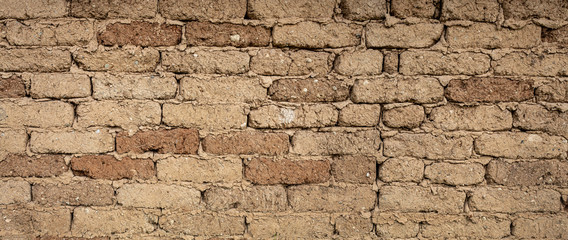 Old Style Soil Brick Wall Texture