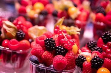 Healthy fruit lunch takeaway