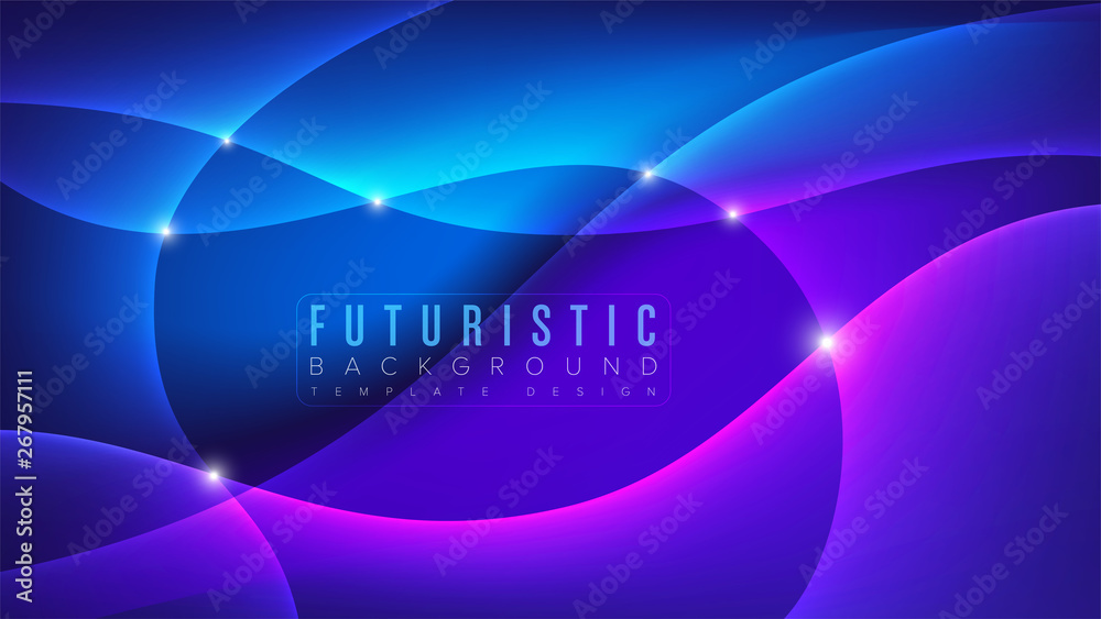 Wall mural an abstract background template in futuristic style. it is suitable for being as a template, landing