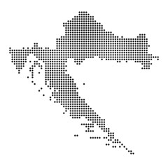 Fototapeta premium Map with dot