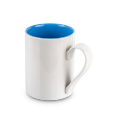 White coffee cup isolated isolated on white background