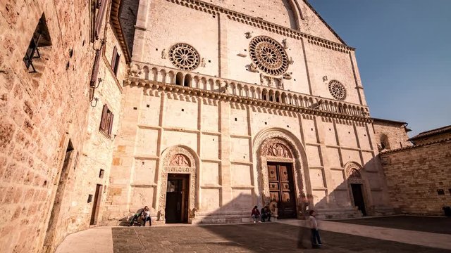 4K Timelapse Assisi by Day, Umbria, Italy