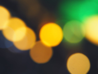 Abstract background of bokeh city lights, out of focus light painting