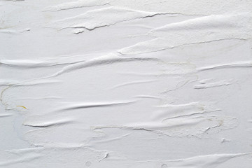 White creased poster texture. Abstract background.