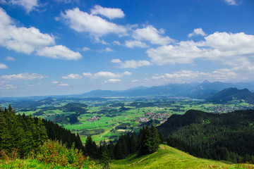 Alpenlandschaft in Bayern 