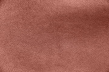  Texture of genuine leather. Brown color background. Close-up of the leather structure.