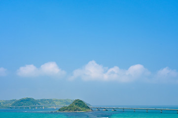 日本の絶景角島大橋【山口県】