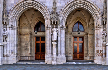 Fototapeta na wymiar Hungarian Parliament Building