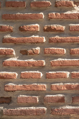 Brick Wall Textured in the Outdoor