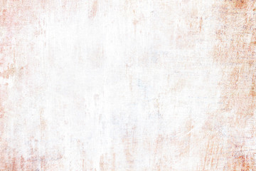 Old white grungy wall background or texture