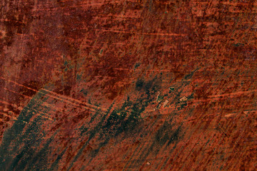 Old dark rusty wall background or texture