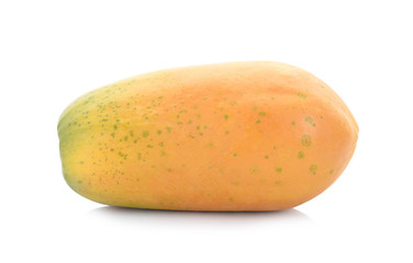 papaya isolated on a white background