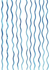 abstract water wave background watercolor hand painting for decoration.