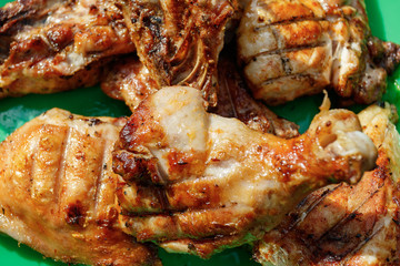 fried chicken legs.